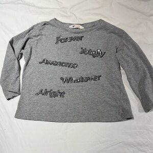 Long-sleeve T-shirt with Sequin Detail